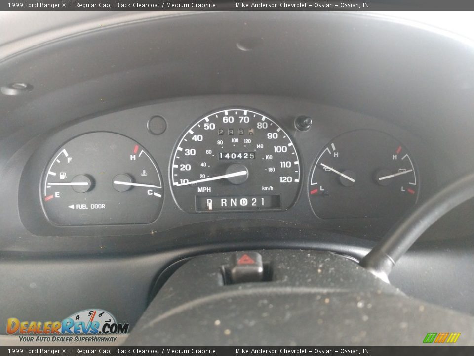 1999 Ford Ranger XLT Regular Cab Gauges Photo #19