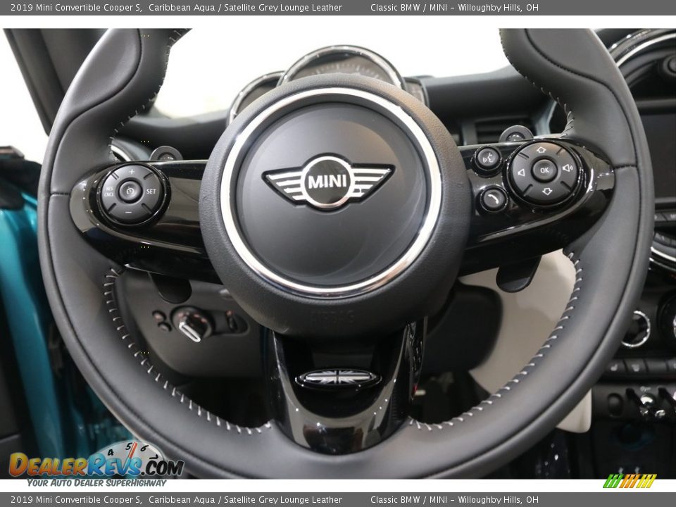 2019 Mini Convertible Cooper S Steering Wheel Photo #6