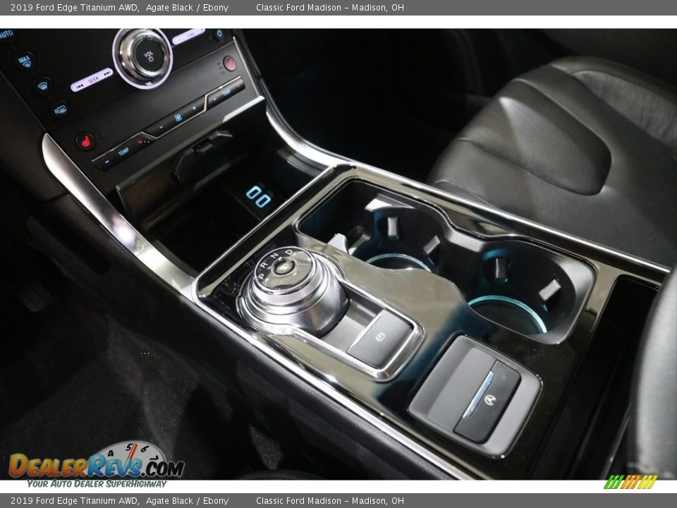 2019 Ford Edge Titanium AWD Agate Black / Ebony Photo #13