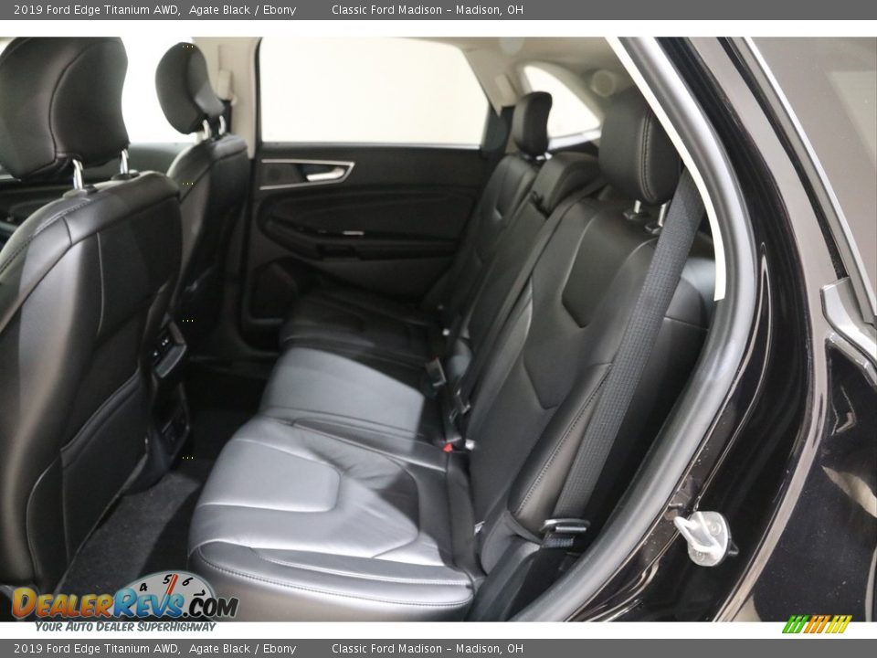 2019 Ford Edge Titanium AWD Agate Black / Ebony Photo #16
