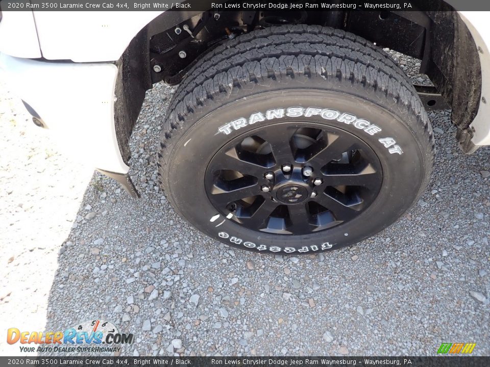 2020 Ram 3500 Laramie Crew Cab 4x4 Bright White / Black Photo #2