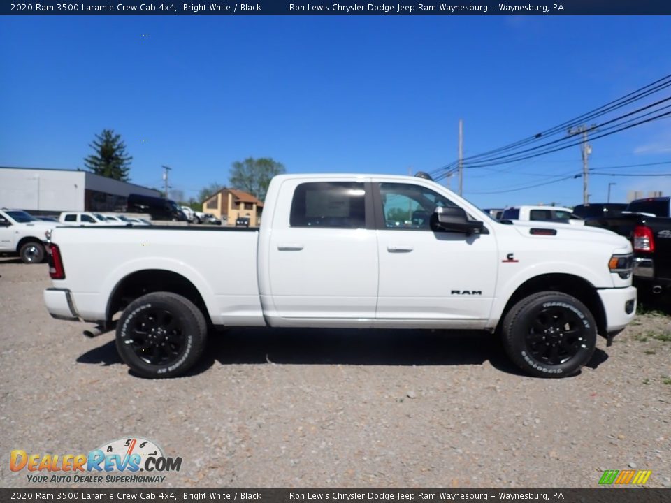 Bright White 2020 Ram 3500 Laramie Crew Cab 4x4 Photo #7