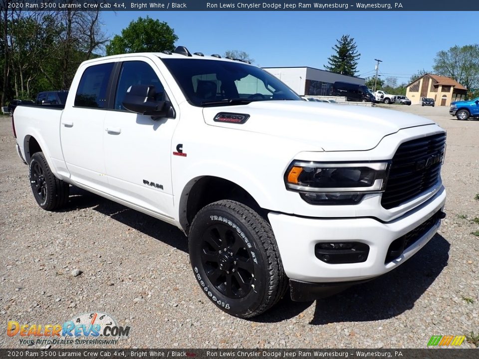 Front 3/4 View of 2020 Ram 3500 Laramie Crew Cab 4x4 Photo #8