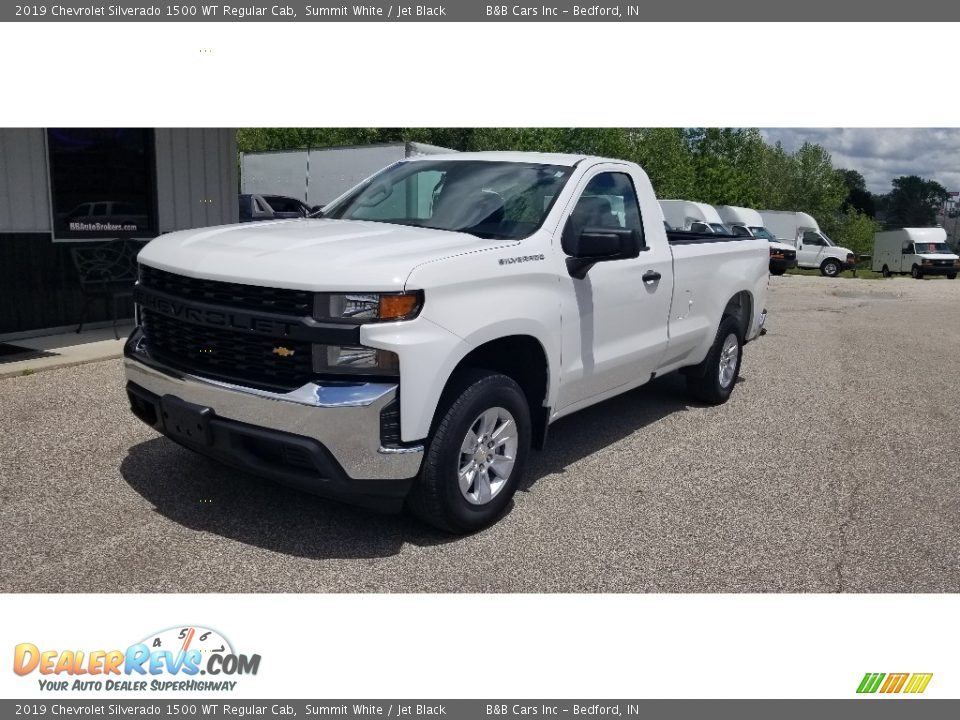 2019 Chevrolet Silverado 1500 WT Regular Cab Summit White / Jet Black Photo #1