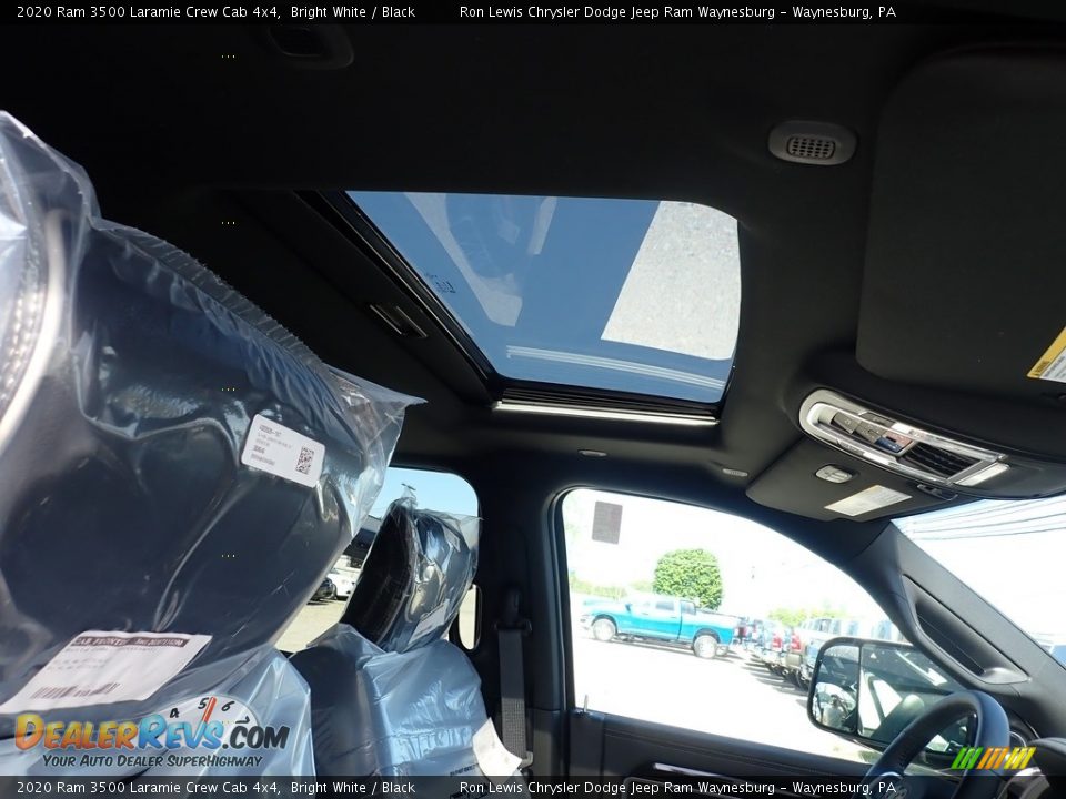 2020 Ram 3500 Laramie Crew Cab 4x4 Bright White / Black Photo #12