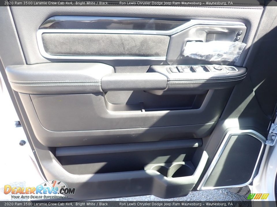 2020 Ram 3500 Laramie Crew Cab 4x4 Bright White / Black Photo #15