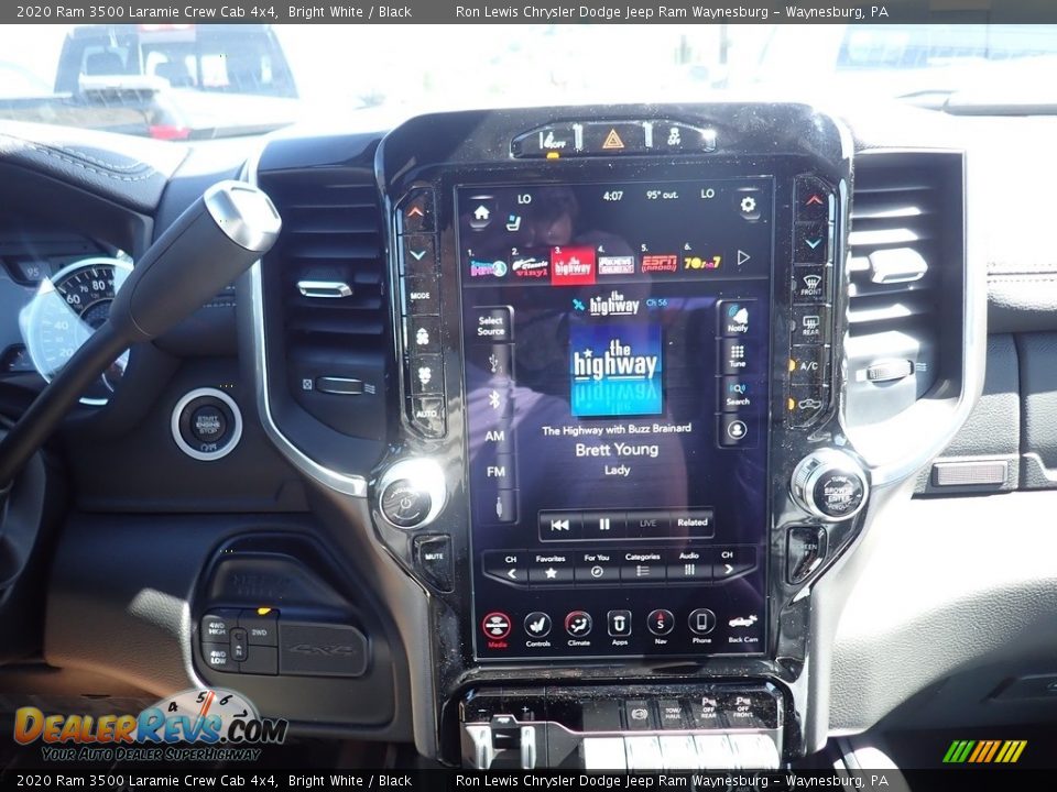 2020 Ram 3500 Laramie Crew Cab 4x4 Bright White / Black Photo #17