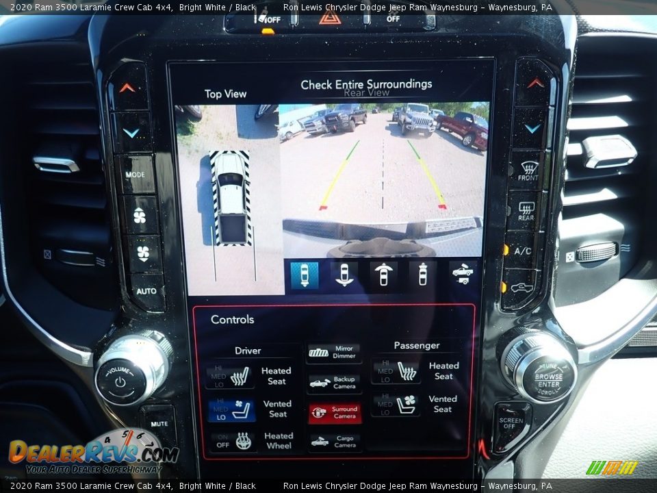 2020 Ram 3500 Laramie Crew Cab 4x4 Bright White / Black Photo #18