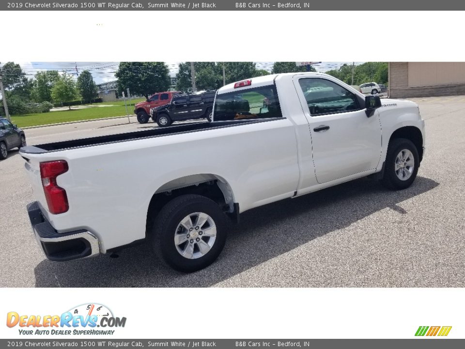 2019 Chevrolet Silverado 1500 WT Regular Cab Summit White / Jet Black Photo #7