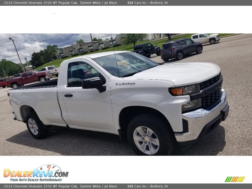 2019 Chevrolet Silverado 1500 WT Regular Cab Summit White / Jet Black Photo #8