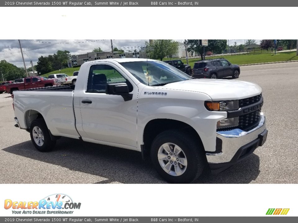 2019 Chevrolet Silverado 1500 WT Regular Cab Summit White / Jet Black Photo #9