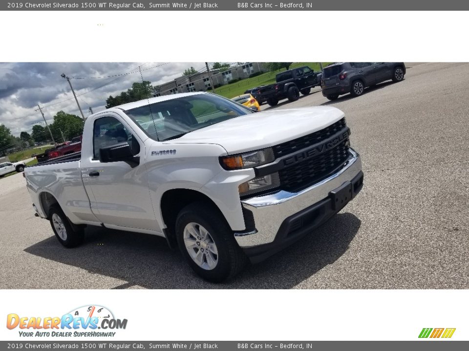 2019 Chevrolet Silverado 1500 WT Regular Cab Summit White / Jet Black Photo #10