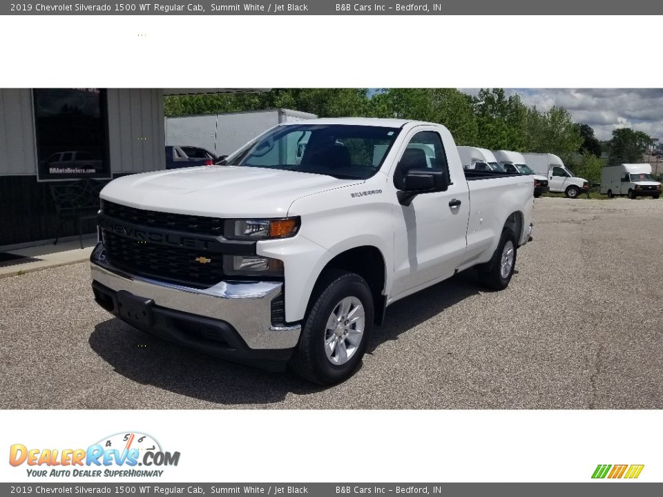 2019 Chevrolet Silverado 1500 WT Regular Cab Summit White / Jet Black Photo #12