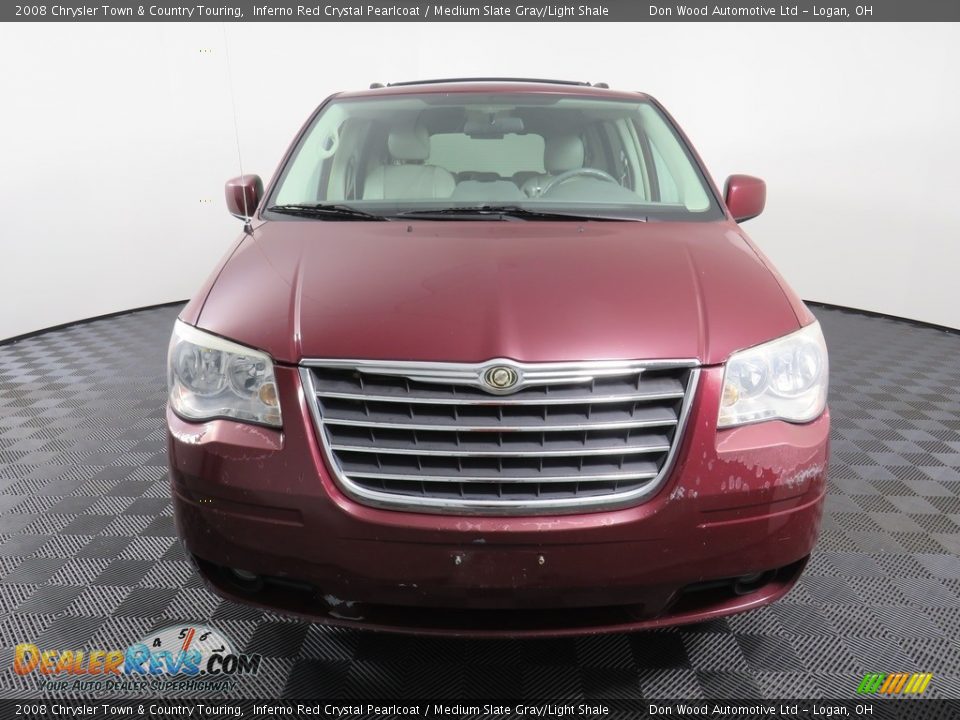 2008 Chrysler Town & Country Touring Inferno Red Crystal Pearlcoat / Medium Slate Gray/Light Shale Photo #7