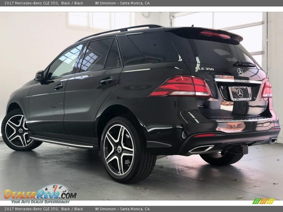 2017 Mercedes-Benz GLE 350 Black / Black Photo #10