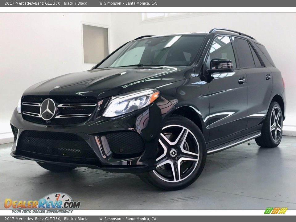 2017 Mercedes-Benz GLE 350 Black / Black Photo #12