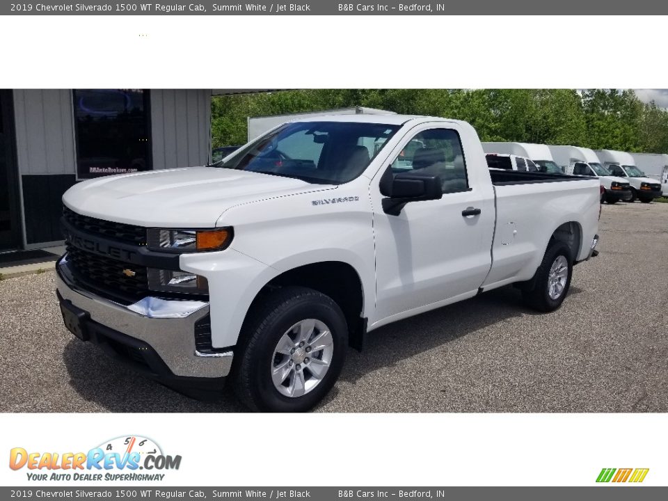 2019 Chevrolet Silverado 1500 WT Regular Cab Summit White / Jet Black Photo #21