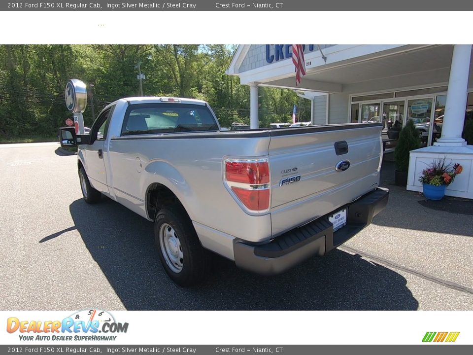 2012 Ford F150 XL Regular Cab Ingot Silver Metallic / Steel Gray Photo #5