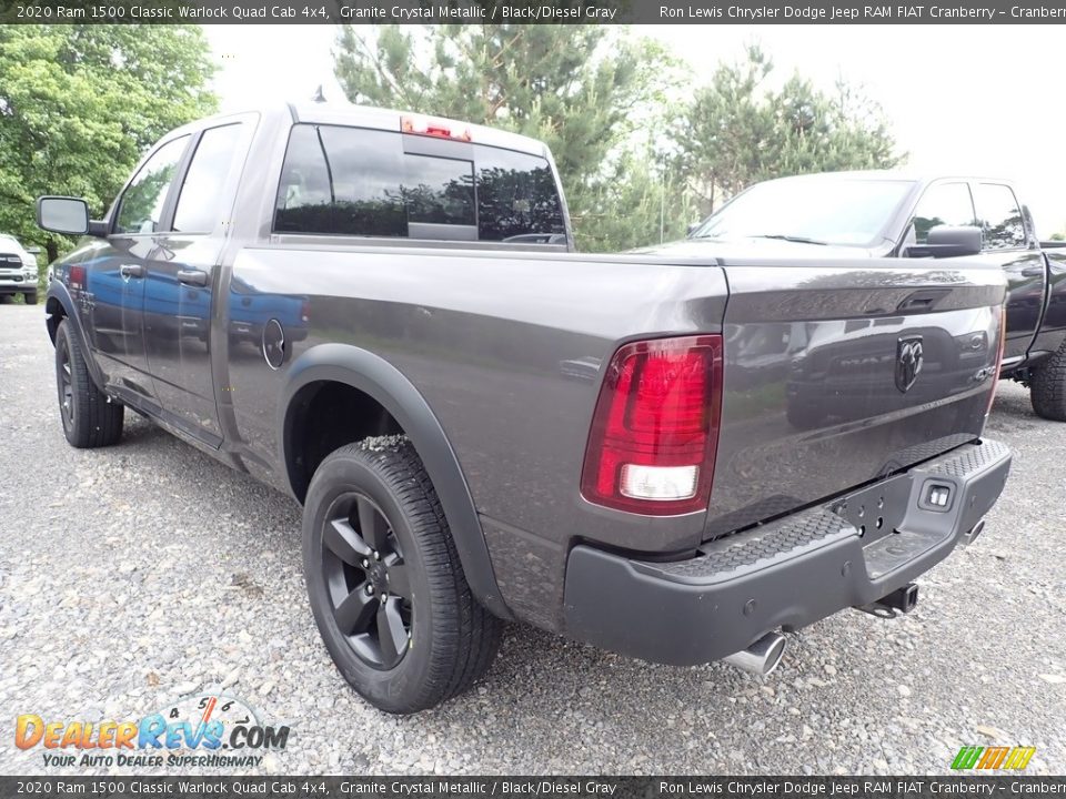 2020 Ram 1500 Classic Warlock Quad Cab 4x4 Granite Crystal Metallic / Black/Diesel Gray Photo #4