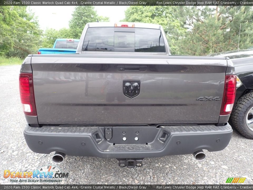 2020 Ram 1500 Classic Warlock Quad Cab 4x4 Granite Crystal Metallic / Black/Diesel Gray Photo #5