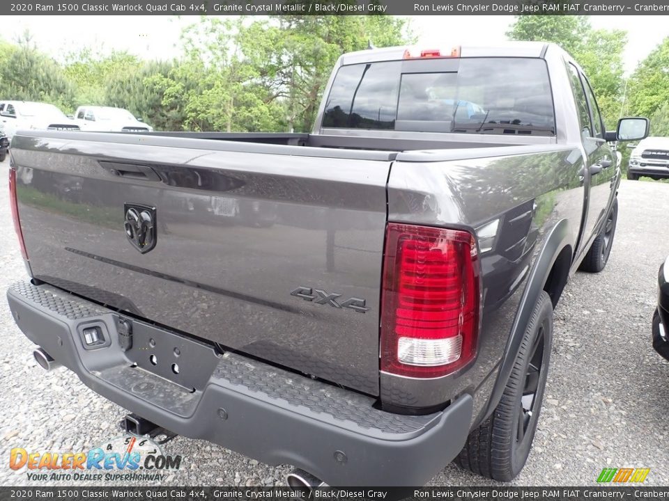 2020 Ram 1500 Classic Warlock Quad Cab 4x4 Granite Crystal Metallic / Black/Diesel Gray Photo #6
