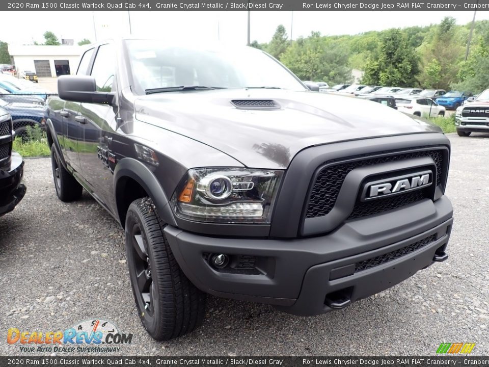 2020 Ram 1500 Classic Warlock Quad Cab 4x4 Granite Crystal Metallic / Black/Diesel Gray Photo #7