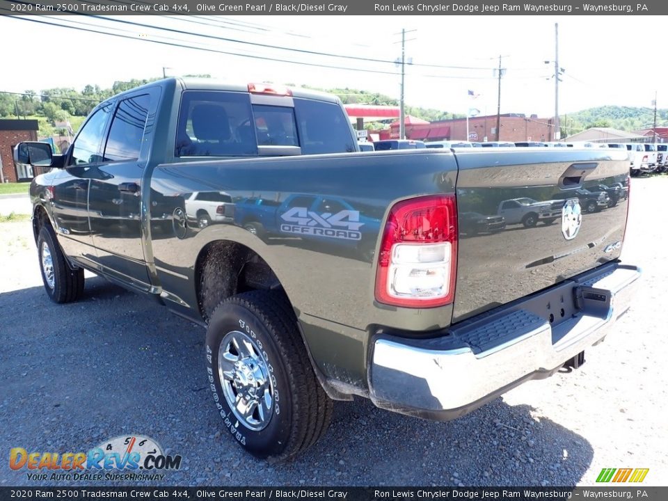 2020 Ram 2500 Tradesman Crew Cab 4x4 Olive Green Pearl / Black/Diesel Gray Photo #4