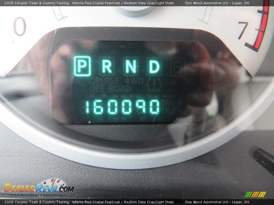 2008 Chrysler Town & Country Touring Inferno Red Crystal Pearlcoat / Medium Slate Gray/Light Shale Photo #25