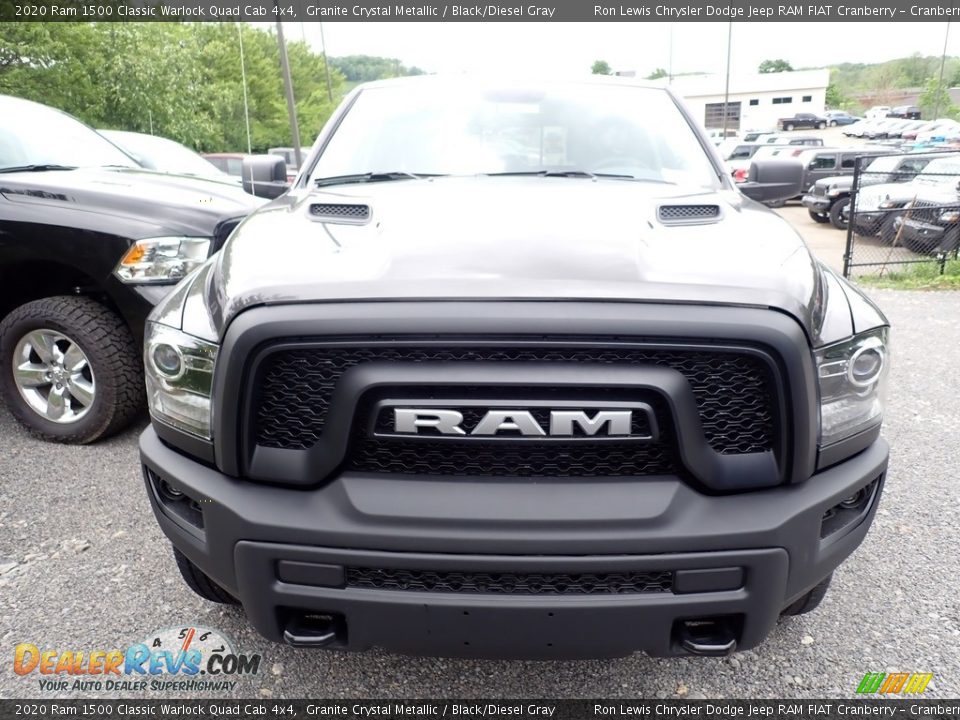 2020 Ram 1500 Classic Warlock Quad Cab 4x4 Granite Crystal Metallic / Black/Diesel Gray Photo #8