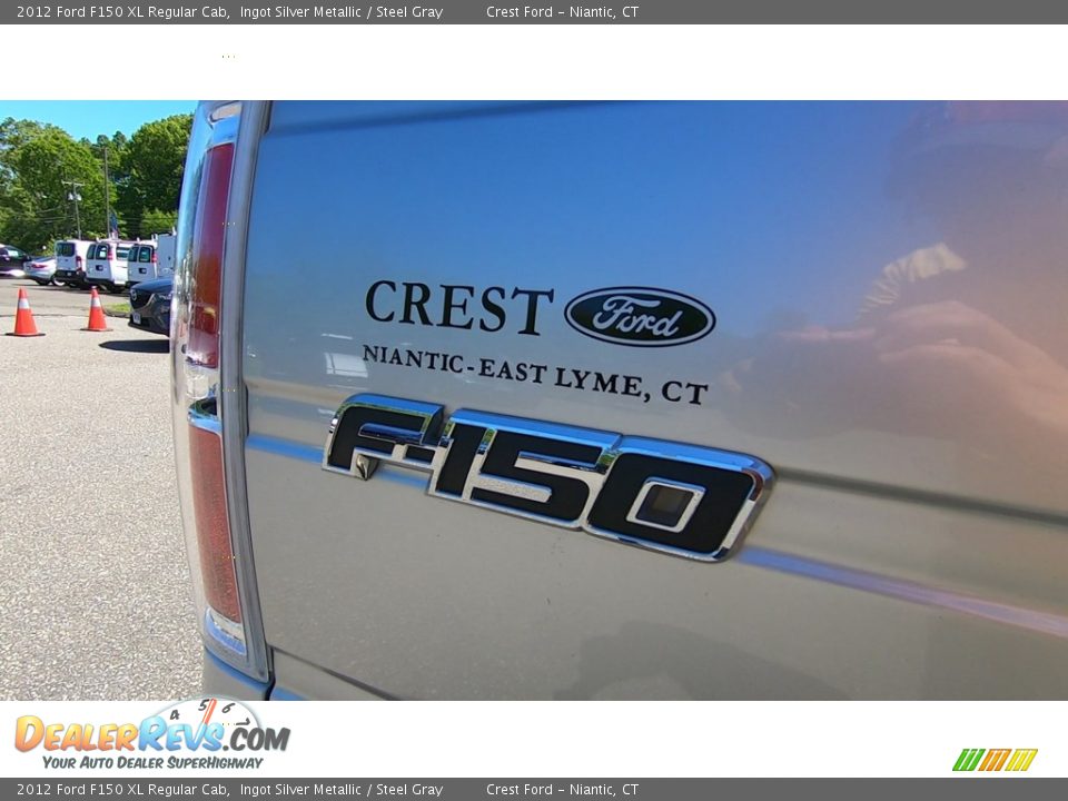 2012 Ford F150 XL Regular Cab Ingot Silver Metallic / Steel Gray Photo #9
