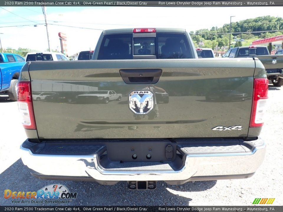 2020 Ram 2500 Tradesman Crew Cab 4x4 Olive Green Pearl / Black/Diesel Gray Photo #5