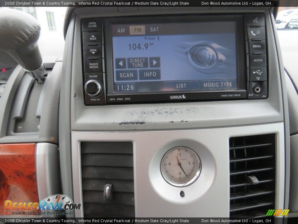 2008 Chrysler Town & Country Touring Inferno Red Crystal Pearlcoat / Medium Slate Gray/Light Shale Photo #26