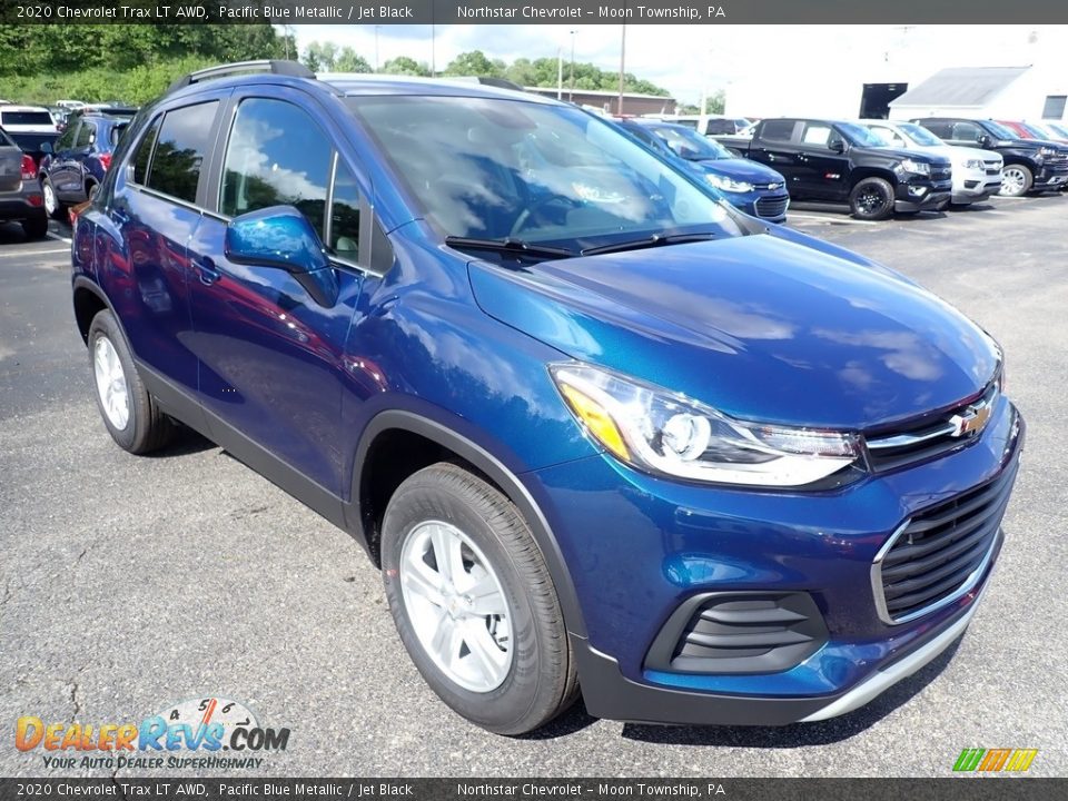 2020 Chevrolet Trax LT AWD Pacific Blue Metallic / Jet Black Photo #8