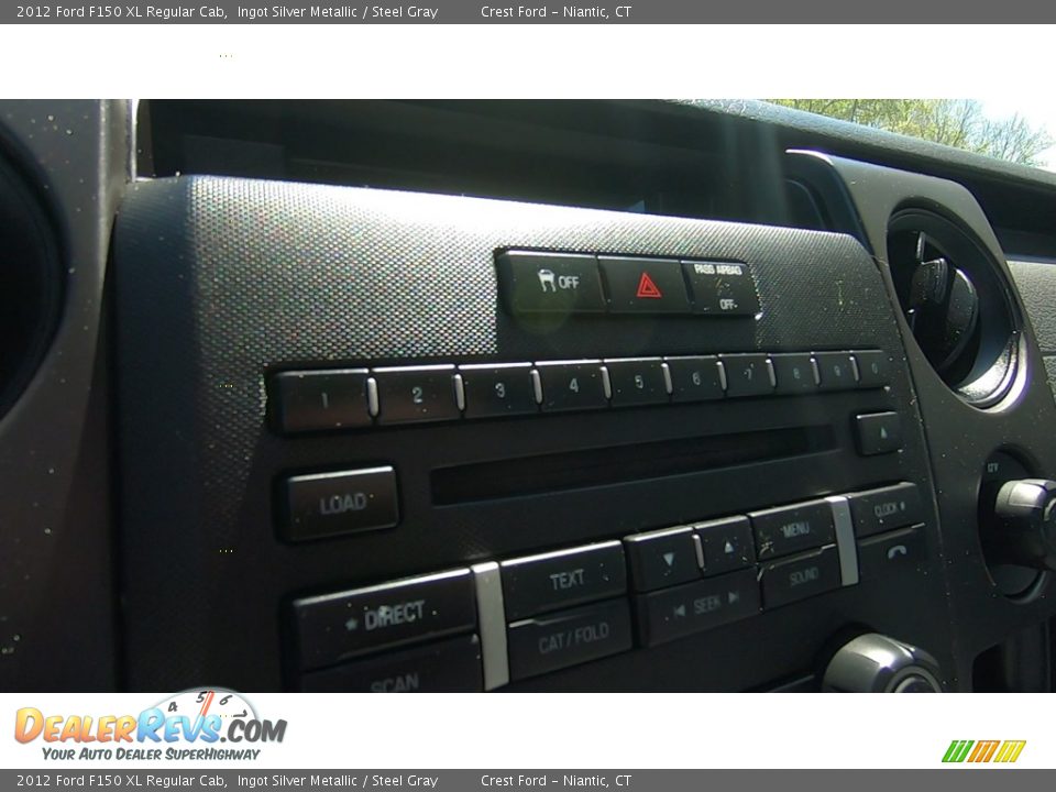 2012 Ford F150 XL Regular Cab Ingot Silver Metallic / Steel Gray Photo #14