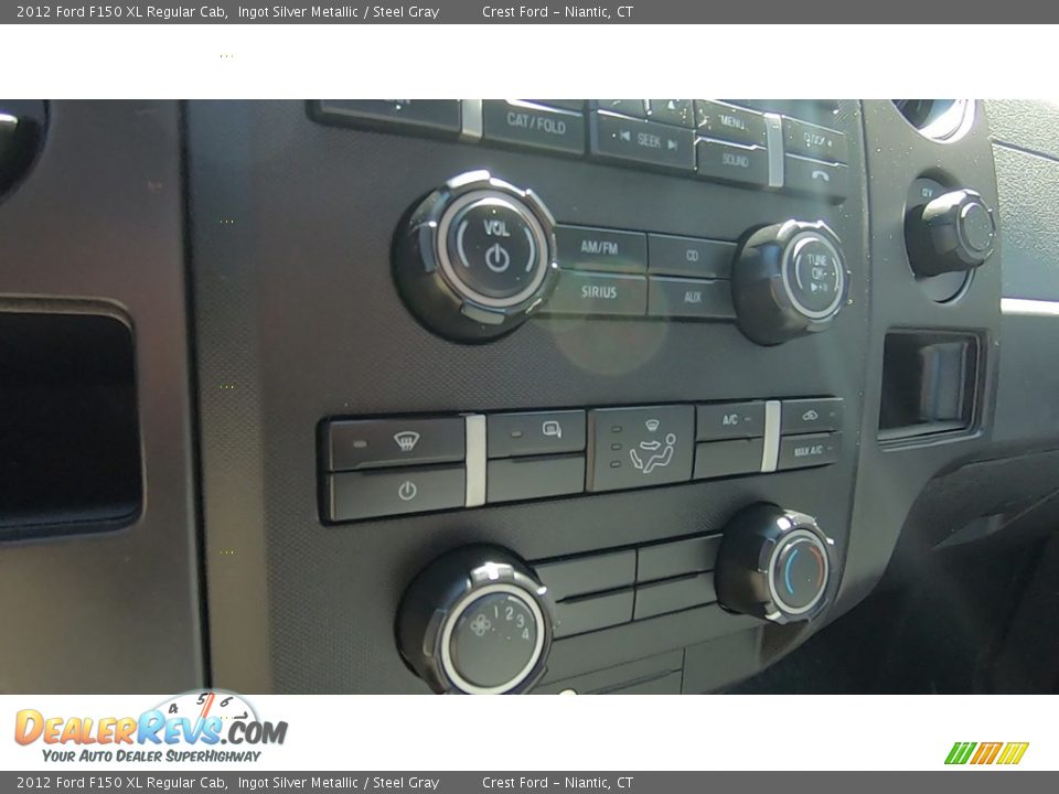 2012 Ford F150 XL Regular Cab Ingot Silver Metallic / Steel Gray Photo #15