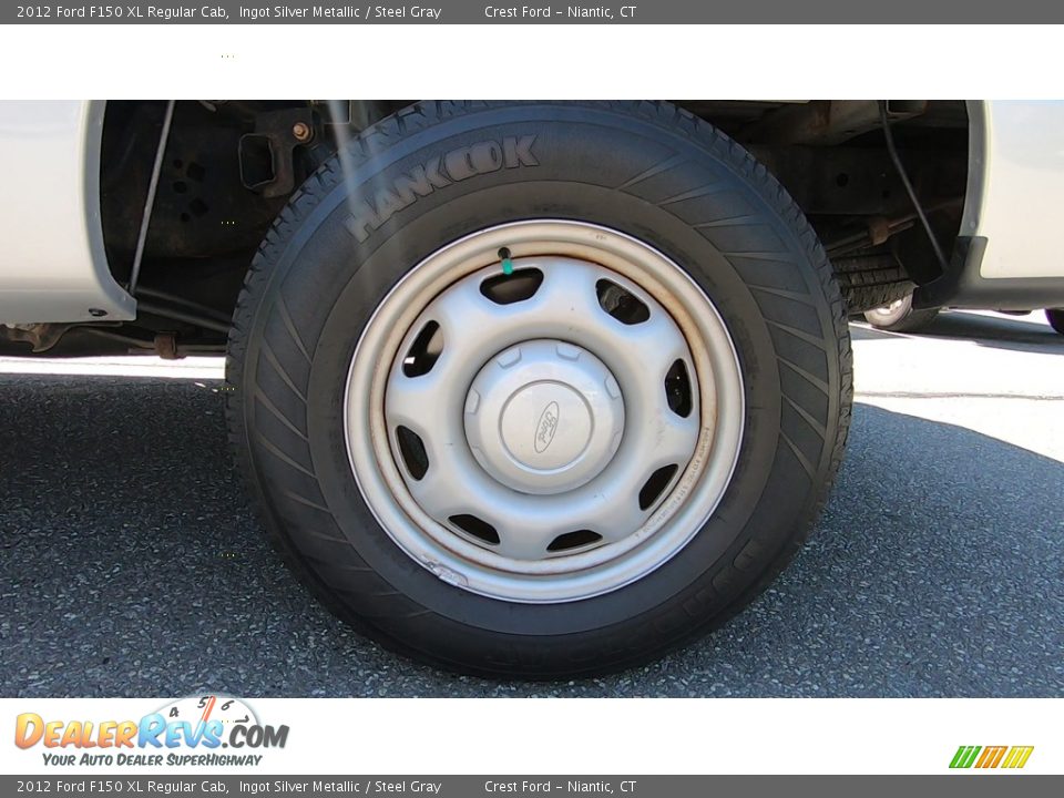 2012 Ford F150 XL Regular Cab Ingot Silver Metallic / Steel Gray Photo #16