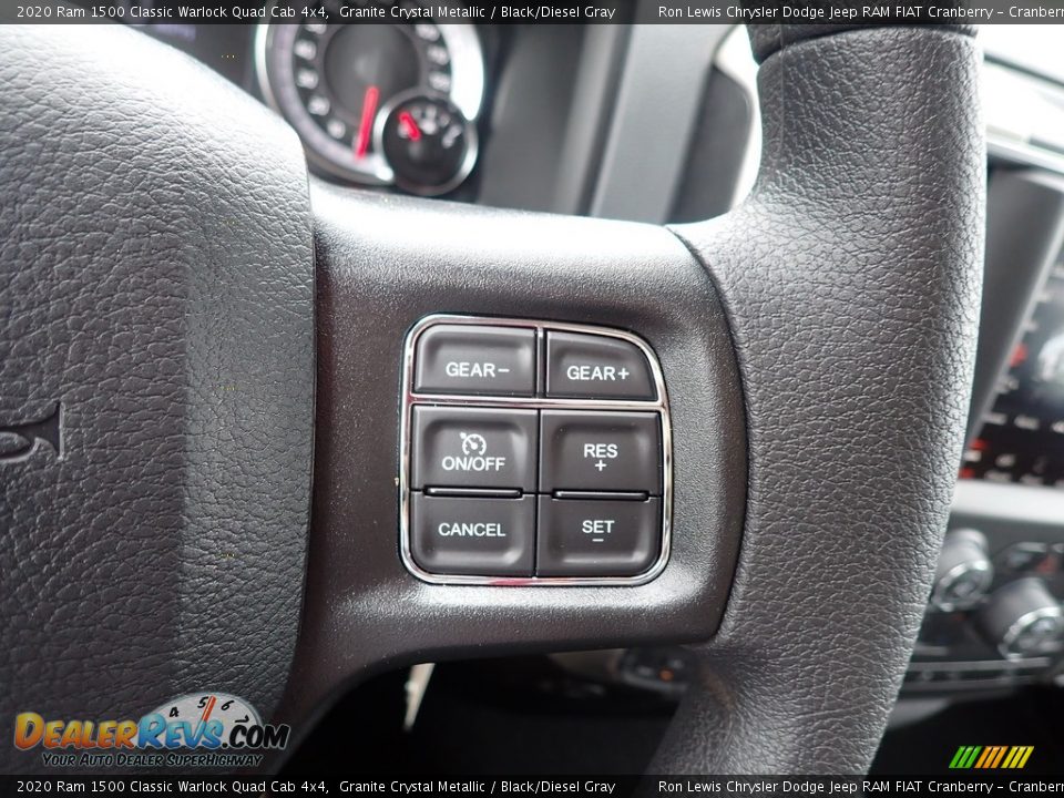 2020 Ram 1500 Classic Warlock Quad Cab 4x4 Granite Crystal Metallic / Black/Diesel Gray Photo #16