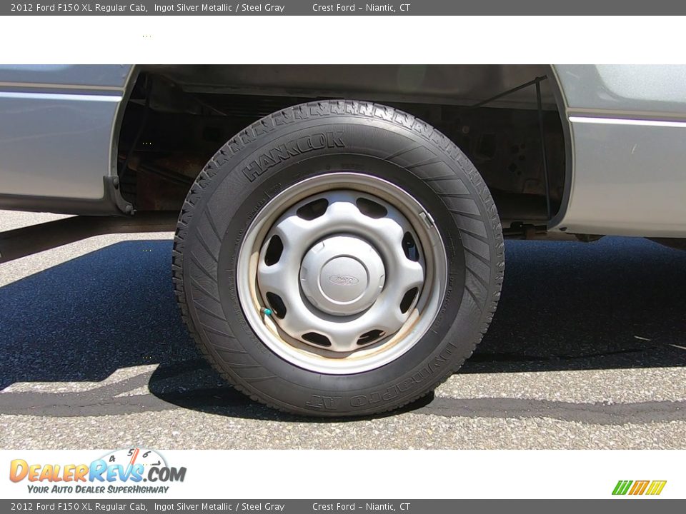 2012 Ford F150 XL Regular Cab Ingot Silver Metallic / Steel Gray Photo #18