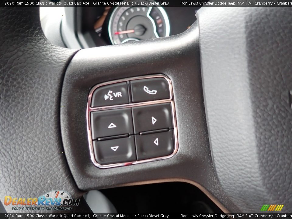 2020 Ram 1500 Classic Warlock Quad Cab 4x4 Granite Crystal Metallic / Black/Diesel Gray Photo #18
