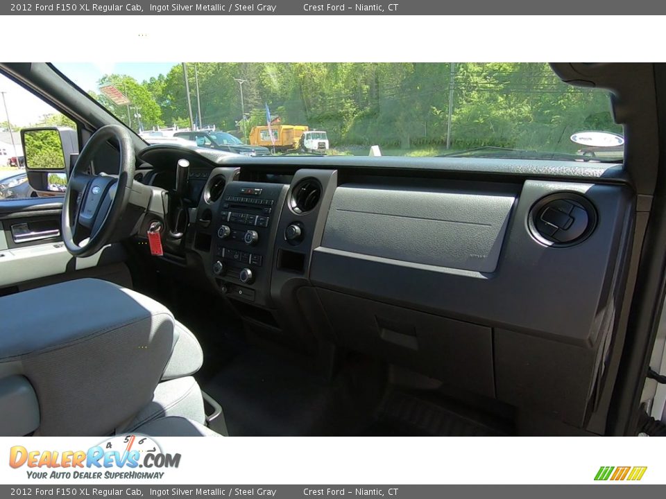 2012 Ford F150 XL Regular Cab Ingot Silver Metallic / Steel Gray Photo #20
