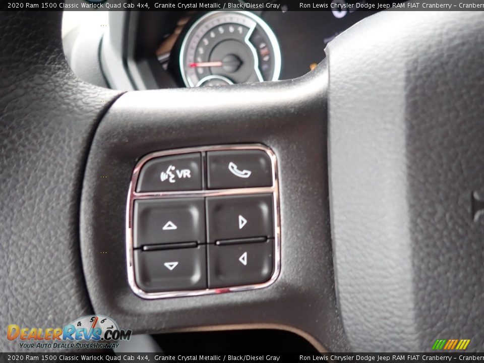 2020 Ram 1500 Classic Warlock Quad Cab 4x4 Granite Crystal Metallic / Black/Diesel Gray Photo #19