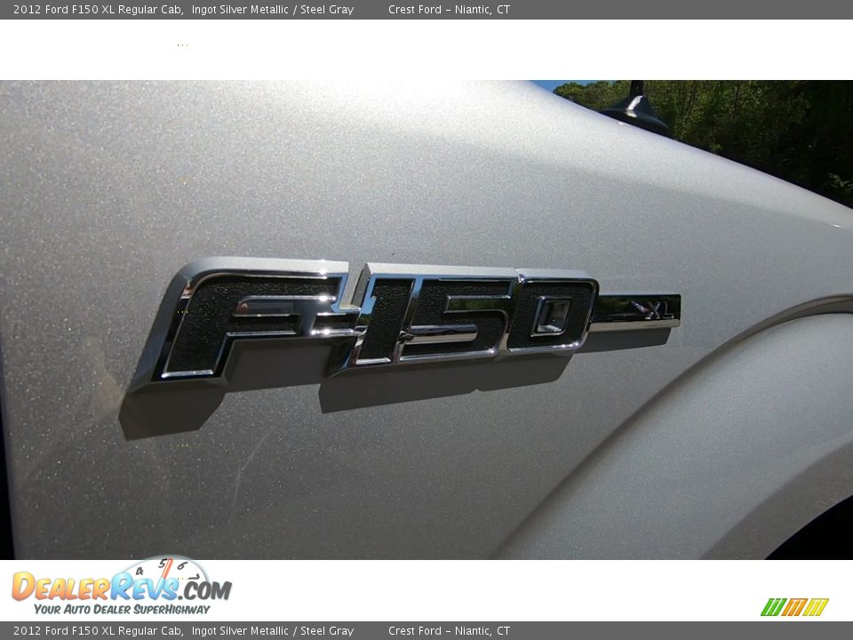 2012 Ford F150 XL Regular Cab Ingot Silver Metallic / Steel Gray Photo #21