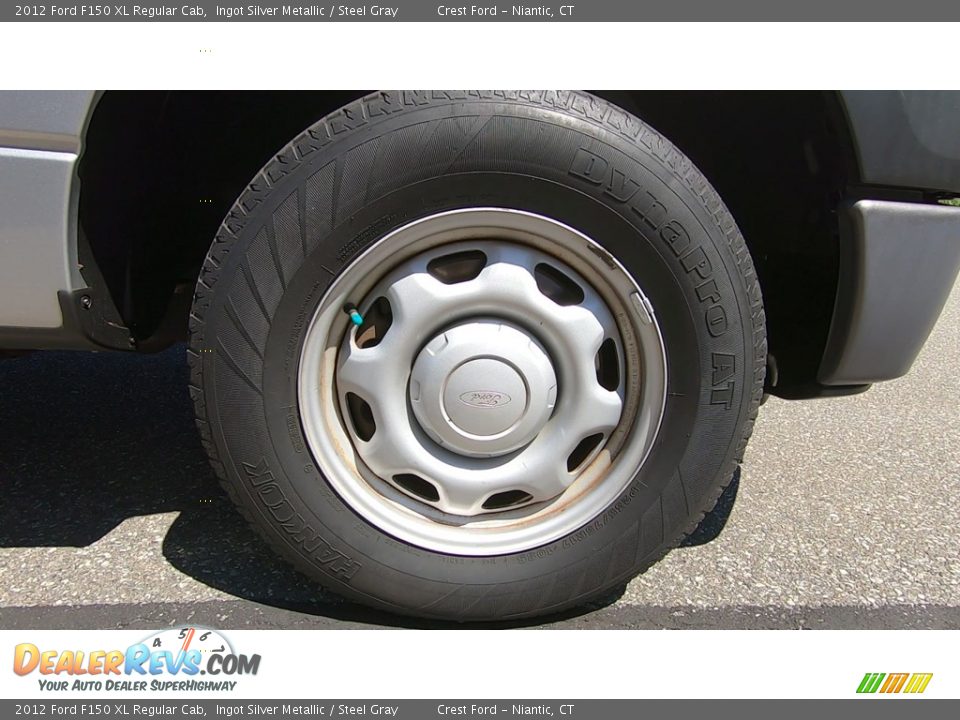 2012 Ford F150 XL Regular Cab Ingot Silver Metallic / Steel Gray Photo #22