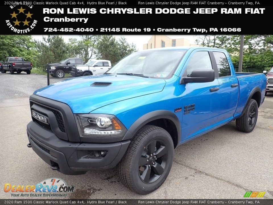 2020 Ram 1500 Classic Warlock Quad Cab 4x4 Hydro Blue Pearl / Black Photo #1