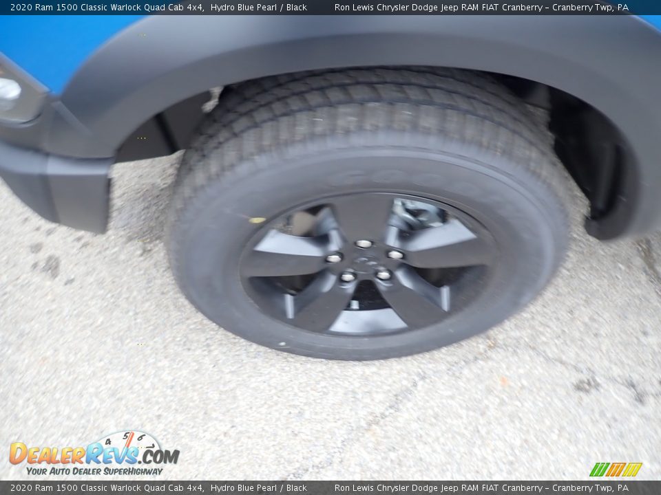 2020 Ram 1500 Classic Warlock Quad Cab 4x4 Hydro Blue Pearl / Black Photo #2