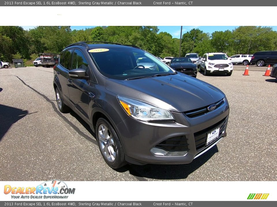 2013 Ford Escape SEL 1.6L EcoBoost 4WD Sterling Gray Metallic / Charcoal Black Photo #1