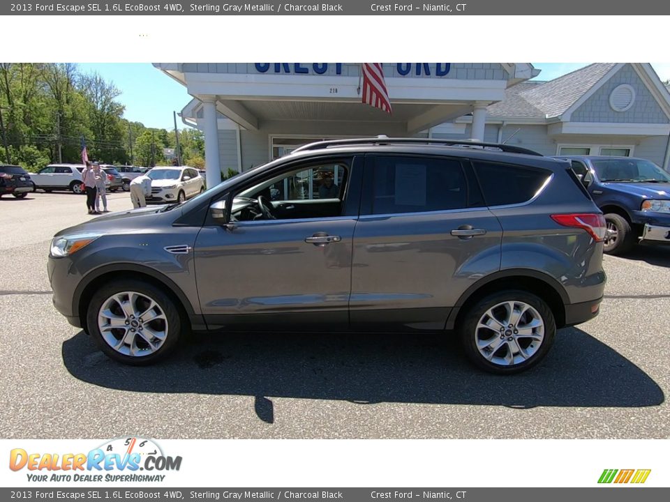 2013 Ford Escape SEL 1.6L EcoBoost 4WD Sterling Gray Metallic / Charcoal Black Photo #4