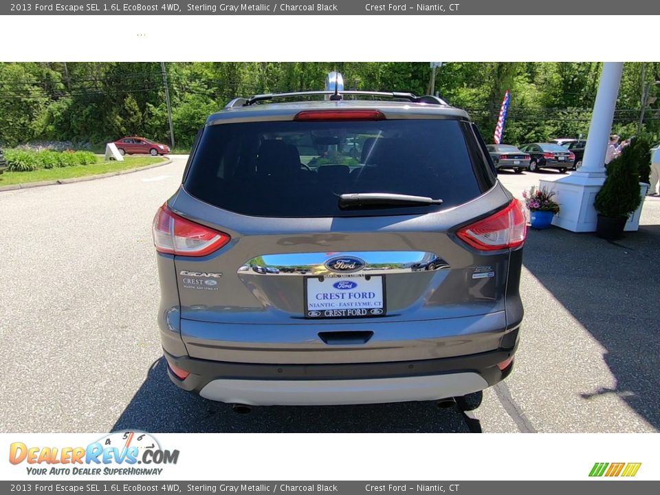 2013 Ford Escape SEL 1.6L EcoBoost 4WD Sterling Gray Metallic / Charcoal Black Photo #6