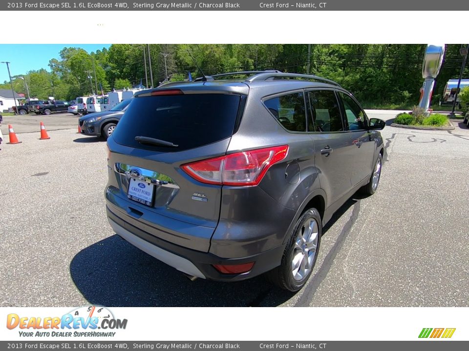 2013 Ford Escape SEL 1.6L EcoBoost 4WD Sterling Gray Metallic / Charcoal Black Photo #7