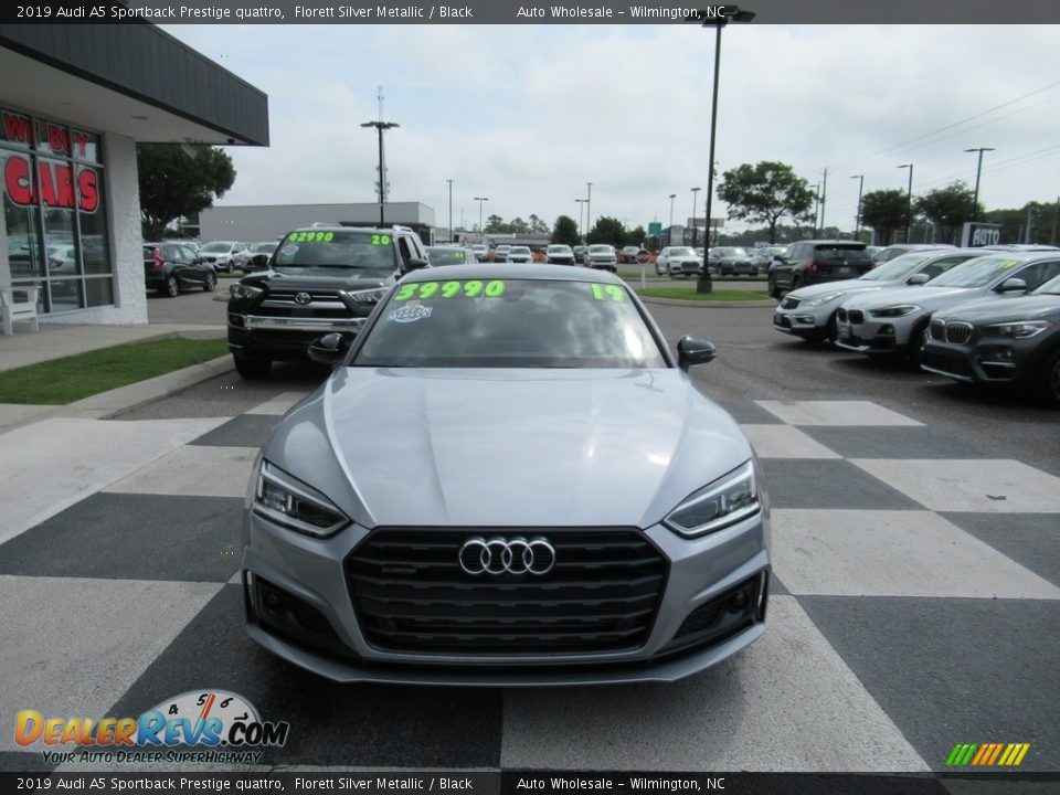 2019 Audi A5 Sportback Prestige quattro Florett Silver Metallic / Black Photo #2